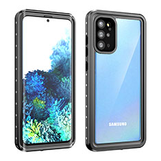 Funda Impermeable Bumper Silicona y Plastico Waterproof Carcasa 360 Grados W01 para Samsung Galaxy S20 Plus Negro