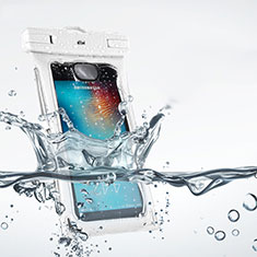 Funda Impermeable y Sumergible Universal para Huawei Wiko Wim Lite 4G Blanco