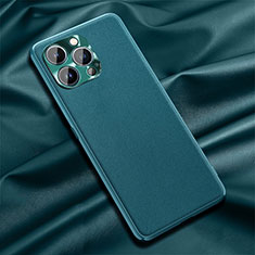 Funda Lujo Cuero Carcasa A01 para Apple iPhone 15 Pro Verde