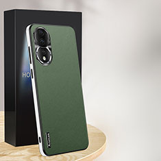 Funda Lujo Cuero Carcasa AT1 para Huawei Honor 80 5G Verde