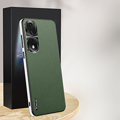 Funda Lujo Cuero Carcasa AT1 para Huawei Honor 80 Pro 5G Verde