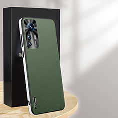 Funda Lujo Cuero Carcasa AT1 para Xiaomi Mi 12T Pro 5G Verde