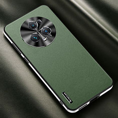 Funda Lujo Cuero Carcasa AT2 para Huawei Honor Magic5 Pro 5G Verde