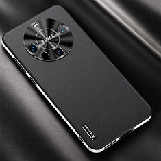 Funda Lujo Cuero Carcasa AT2 para Huawei Mate 60 Pro+ Plus Negro