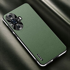 Funda Lujo Cuero Carcasa AT2 para Huawei Nova 11 Pro Verde