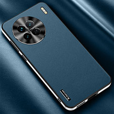 Funda Lujo Cuero Carcasa AT2 para Vivo X90 5G Azul