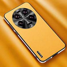 Funda Lujo Cuero Carcasa AT2 para Xiaomi Mi 13 Ultra 5G Amarillo