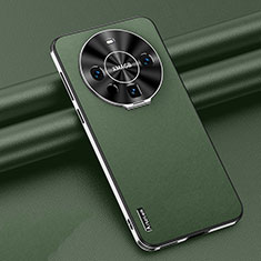 Funda Lujo Cuero Carcasa AT3 para Huawei Mate 60 Pro+ Plus Verde