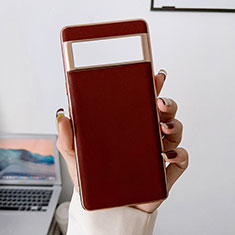 Funda Lujo Cuero Carcasa B01H para Google Pixel 6 5G Rojo