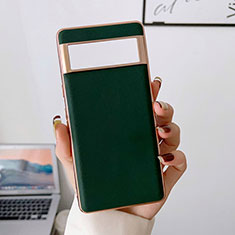 Funda Lujo Cuero Carcasa B01H para Google Pixel 6 5G Verde