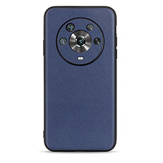 Funda Lujo Cuero Carcasa B01H para Huawei Honor Magic4 5G Azul