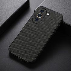 Funda Lujo Cuero Carcasa B01H para Huawei Nova 10 Negro