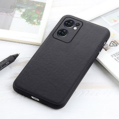 Funda Lujo Cuero Carcasa B01H para OnePlus Nord CE 2 5G Negro