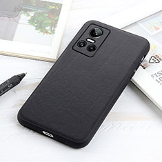 Funda Lujo Cuero Carcasa B01H para Realme GT Neo3 5G Negro