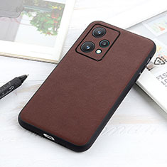 Funda Lujo Cuero Carcasa B01H para Realme Q5 5G Marron