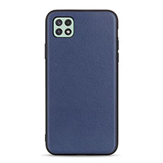 Funda Lujo Cuero Carcasa B01H para Samsung Galaxy A22s 5G Azul