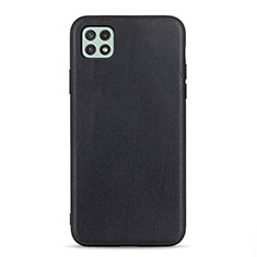 Funda Lujo Cuero Carcasa B01H para Samsung Galaxy A22s 5G Negro