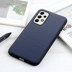 Funda Lujo Cuero Carcasa B01H para Samsung Galaxy A23 4G Azul