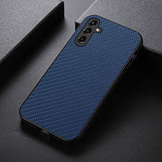 Funda Lujo Cuero Carcasa B01H para Samsung Galaxy Jump3 5G Azul