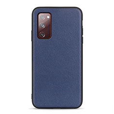 Funda Lujo Cuero Carcasa B01H para Samsung Galaxy S20 FE 4G Azul