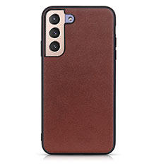 Funda Lujo Cuero Carcasa B01H para Samsung Galaxy S22 Plus 5G Marron