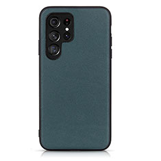 Funda Lujo Cuero Carcasa B01H para Samsung Galaxy S22 Ultra 5G Verde