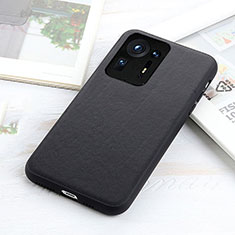 Funda Lujo Cuero Carcasa B01H para Xiaomi Mi Mix 4 5G Negro