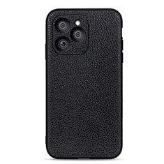 Funda Lujo Cuero Carcasa B02H para Huawei Honor 60 SE 5G Negro