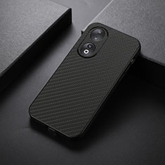 Funda Lujo Cuero Carcasa B02H para Huawei Honor 90 5G Negro