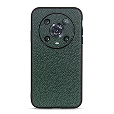 Funda Lujo Cuero Carcasa B02H para Huawei Honor Magic4 Pro 5G Verde