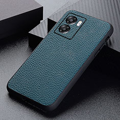 Funda Lujo Cuero Carcasa B02H para Oppo A56S 5G Verde