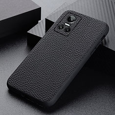 Funda Lujo Cuero Carcasa B02H para Realme GT Neo3 5G Negro