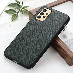 Funda Lujo Cuero Carcasa B02H para Samsung Galaxy A13 4G Verde