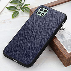 Funda Lujo Cuero Carcasa B02H para Samsung Galaxy A22 5G Azul