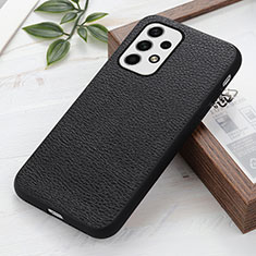 Funda Lujo Cuero Carcasa B02H para Samsung Galaxy A23 5G Negro