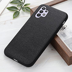 Funda Lujo Cuero Carcasa B02H para Samsung Galaxy A32 4G Negro