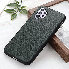 Funda Lujo Cuero Carcasa B02H para Samsung Galaxy A32 4G Verde