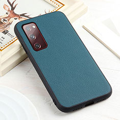 Funda Lujo Cuero Carcasa B02H para Samsung Galaxy S20 FE 5G Verde