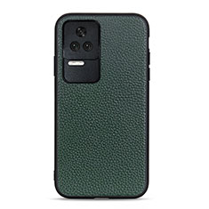 Funda Lujo Cuero Carcasa B02H para Xiaomi Redmi K50 Pro 5G Verde