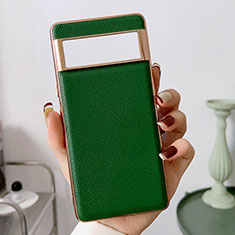 Funda Lujo Cuero Carcasa B03H para Google Pixel 6 5G Verde