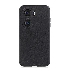 Funda Lujo Cuero Carcasa B03H para Huawei Honor 60 5G Negro