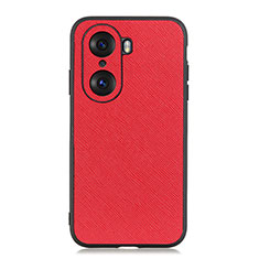 Funda Lujo Cuero Carcasa B03H para Huawei Honor 60 Pro 5G Rojo