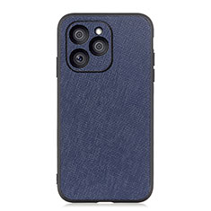 Funda Lujo Cuero Carcasa B03H para Huawei Honor 60 SE 5G Azul