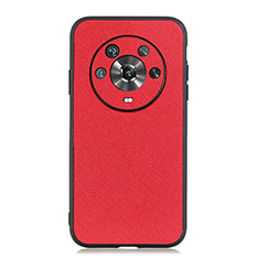 Funda Lujo Cuero Carcasa B03H para Huawei Honor Magic4 5G Rojo