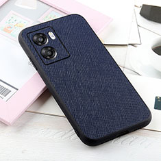 Funda Lujo Cuero Carcasa B03H para Realme V23 5G Azul