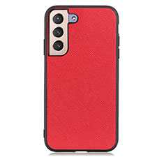 Funda Lujo Cuero Carcasa B03H para Samsung Galaxy S21 FE 5G Rojo