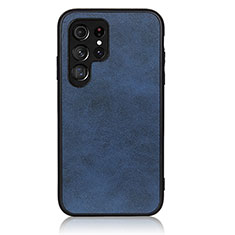 Funda Lujo Cuero Carcasa B03H para Samsung Galaxy S23 Ultra 5G Azul