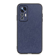 Funda Lujo Cuero Carcasa B03H para Xiaomi Mi 12 Lite 5G Azul