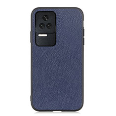 Funda Lujo Cuero Carcasa B03H para Xiaomi Redmi K50 Pro 5G Azul