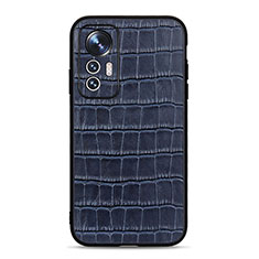 Funda Lujo Cuero Carcasa B04H para Xiaomi Mi 12 Lite 5G Azul